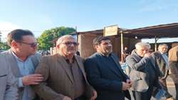 بازدید محمد جواد عسگری و اکبر فتحی ازمزارع آبزی پروری بخش شهرستان شوشتر
