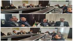 جلسه ستاد بحران شهرستان با حضور مدیرکل مدیریت بحران و پدافند غیرعامل وزارت جهاد کشاورزی  در مدیریت جهاد کشاورزی شهرستان دشتستان برگزار شد.
