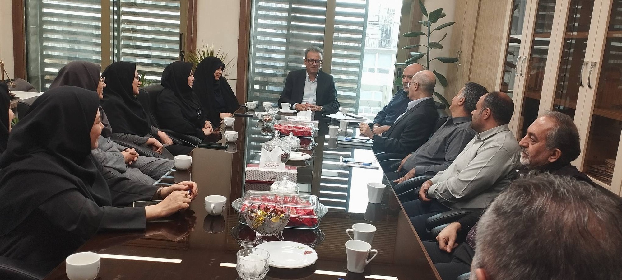برگزاری جلسه معارفه مدیر کل جدید دفتر برنامه و بودجه با نیروهای دفتر